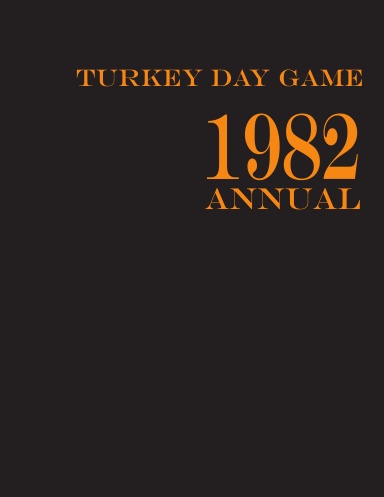 Turkey Day Game Annual 1982 softcover