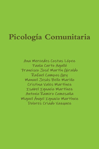 Picología Comunitaria