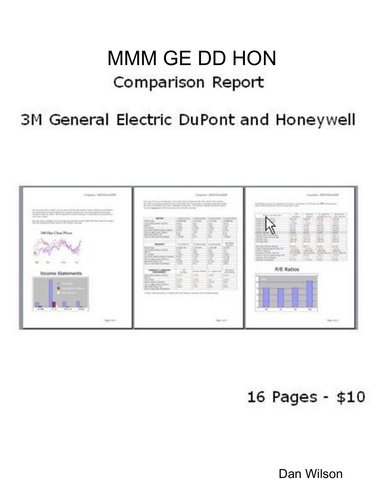 Comparison Report - MMM GE DD HON