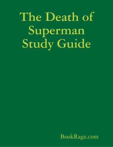 The Death of Superman Study Guide