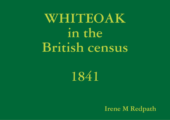 WHITEOAK in the British census : 1841