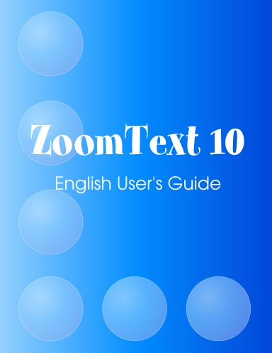 ZoomText 10 English Manual