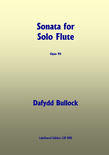 Sonata for Solo Flute, Opus 90