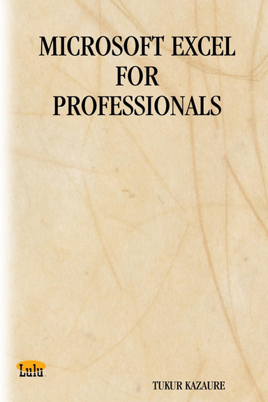 MICROSOFT EXCEL FOR PROFESSIONALS