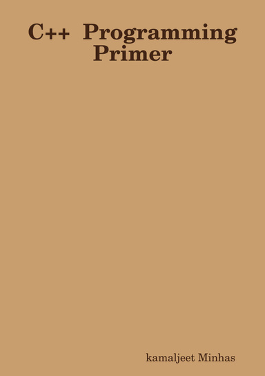C++  Programming Primer