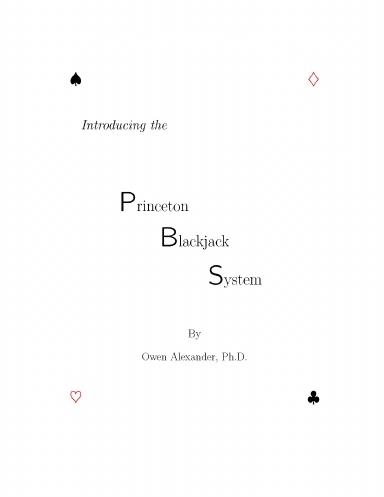 Princeton Blackjack System