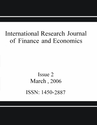 INTERNATIONAL RESEARCH JOURNAL OF FINANCE AND ECONOMICS