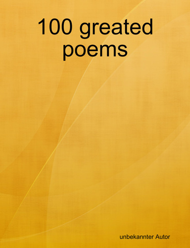 100 greated poems