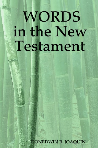 WORDS in the New Testament