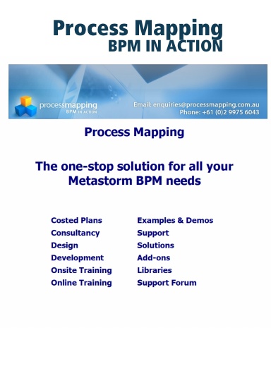 Process Mapping Brochure