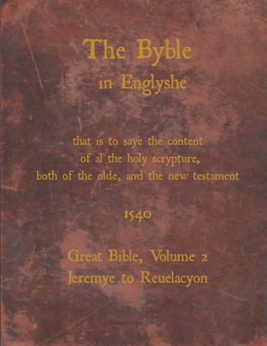 Great Bible (1540) - Volume 2