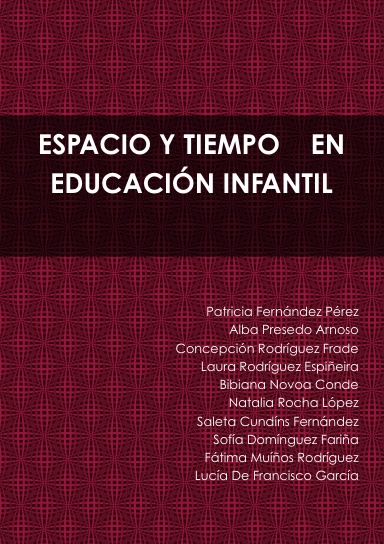 ESPACIO Y TIEMPO EN EDUCACIÓN INFANTIL