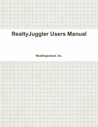 RealtyJuggler Users Manual