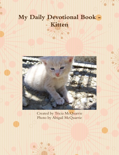 My Daily Devotional Book - Kitten