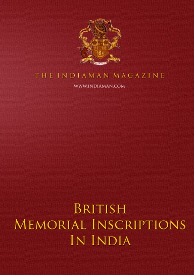 British Memorial Inscriptions in India