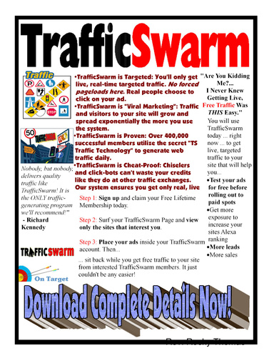 TrafficSwarm - Free Internet Traffic