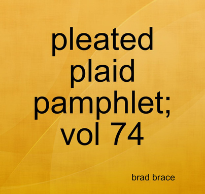 pleated plaid pamphlet; vol 74
