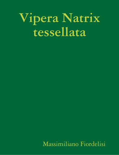 Vipera Natrix tessellata