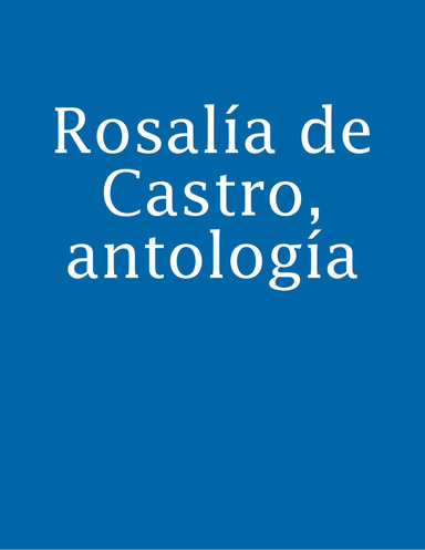 Rosalía de Castro, antología