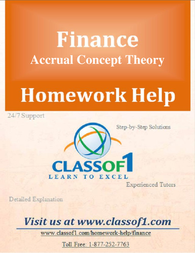 Accrual Concept Theory
