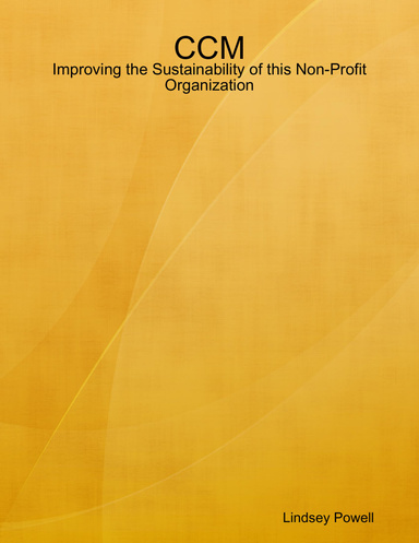 Cooperative Christian Ministry: Improving the Sustainability of this Non-Profit Organization