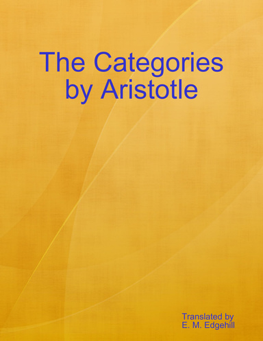 The Categories by Aristotle