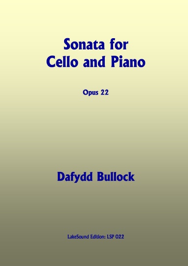 Sonata for Cello and Piano No. 1, Opus 22