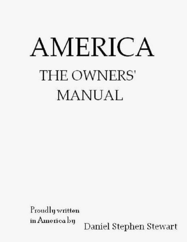 America: The Owners' Manual