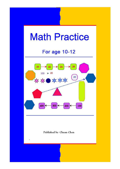 Math Practice for age 10-12