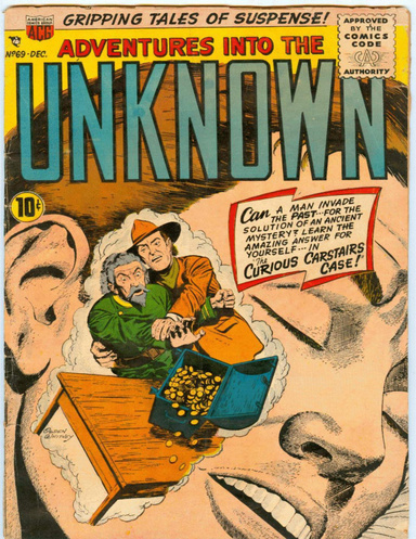 Adventures into the Unknown Number 69 Horror Comic Book