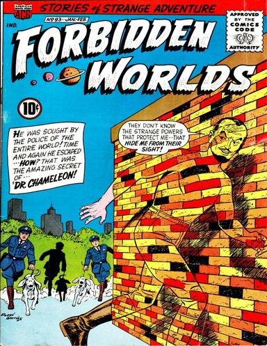 Forbidden Worlds Number 93 Horror Comic Book