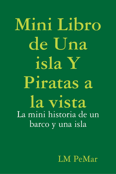 Mini Libro de Una isla Y Piratas a la vista