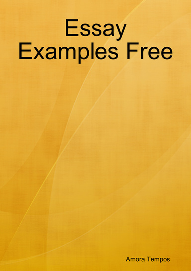 Essay Examples Free