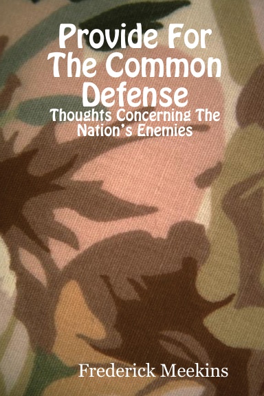 Provide For The Common Defense: Thoughts Concerning The Nation’s Enemies