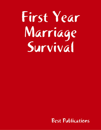 First Year Marriage Survival