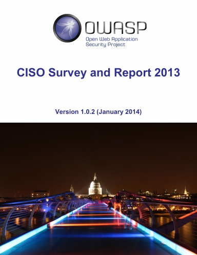 CISO Survey and Report 2013