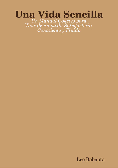 Una Vida Sencilla