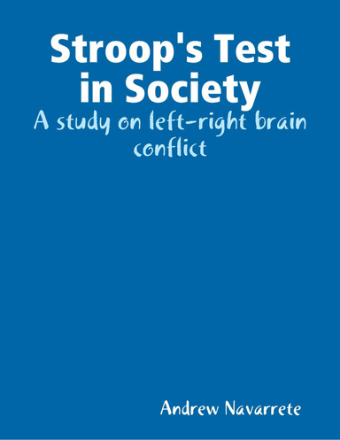 Stroop's Test in Society