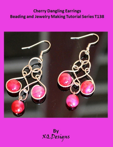Cherry Dangling Earrings Jewelry Making Tutorial