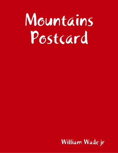 Mountains Postcard