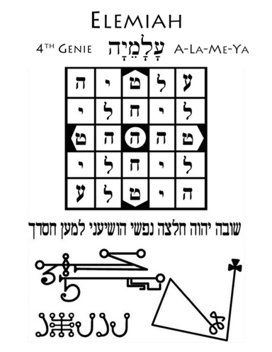 Elemiah the Fourth Genie