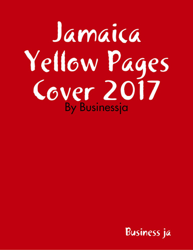 Jamaica Yellow Pages Cover 2017