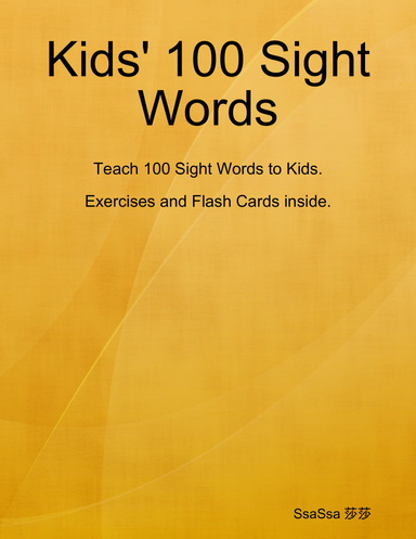 Kids' 100 Sight Words