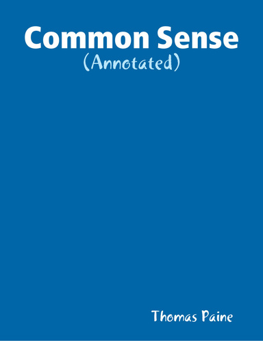 Common Sense(Annotated)