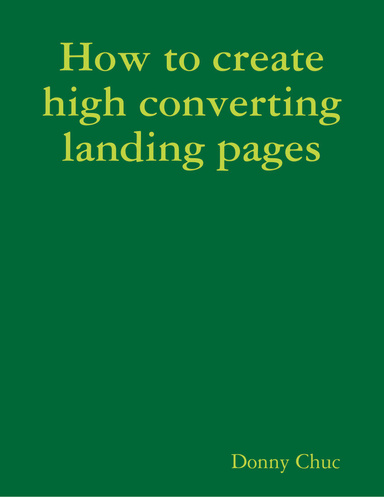 How to create high converting landing pages