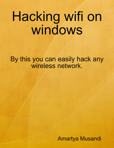 Hacking wifi on windows