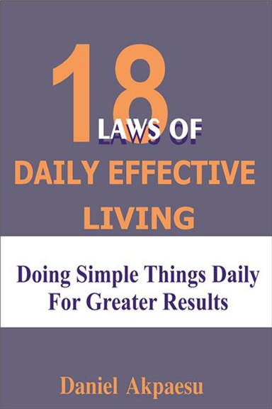 18 Laws of Daily Effective Living