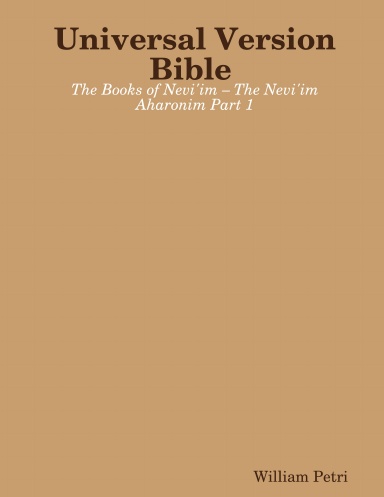 Universal Version Bible