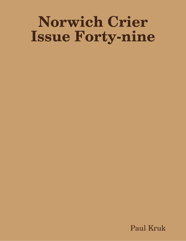 Norwich Crier Issue Forty-nine