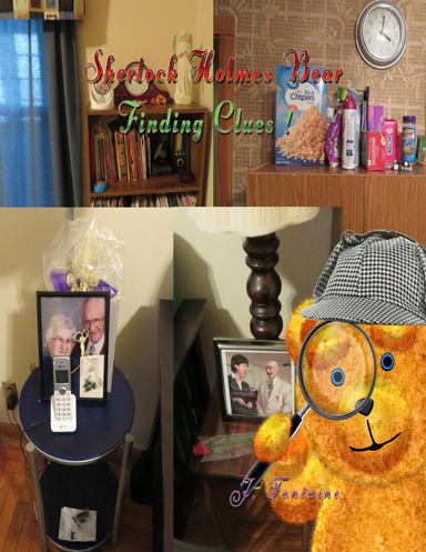Sherlock Holmes Bear Finding Clues